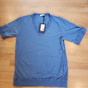 Crossley - Short-sleeve V-neck T-Shirt - Men's - Large - New w/ tags - Italy